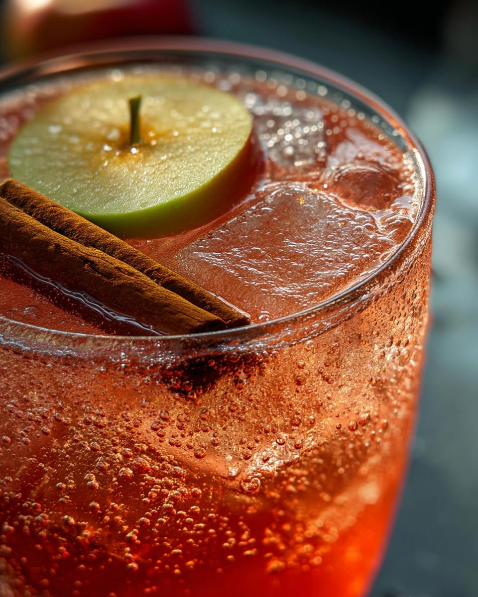 Apple Cinnamon Fizz Mocktail – Spiced apple juice topped with soda and a hint of cinnamon. - detail 4