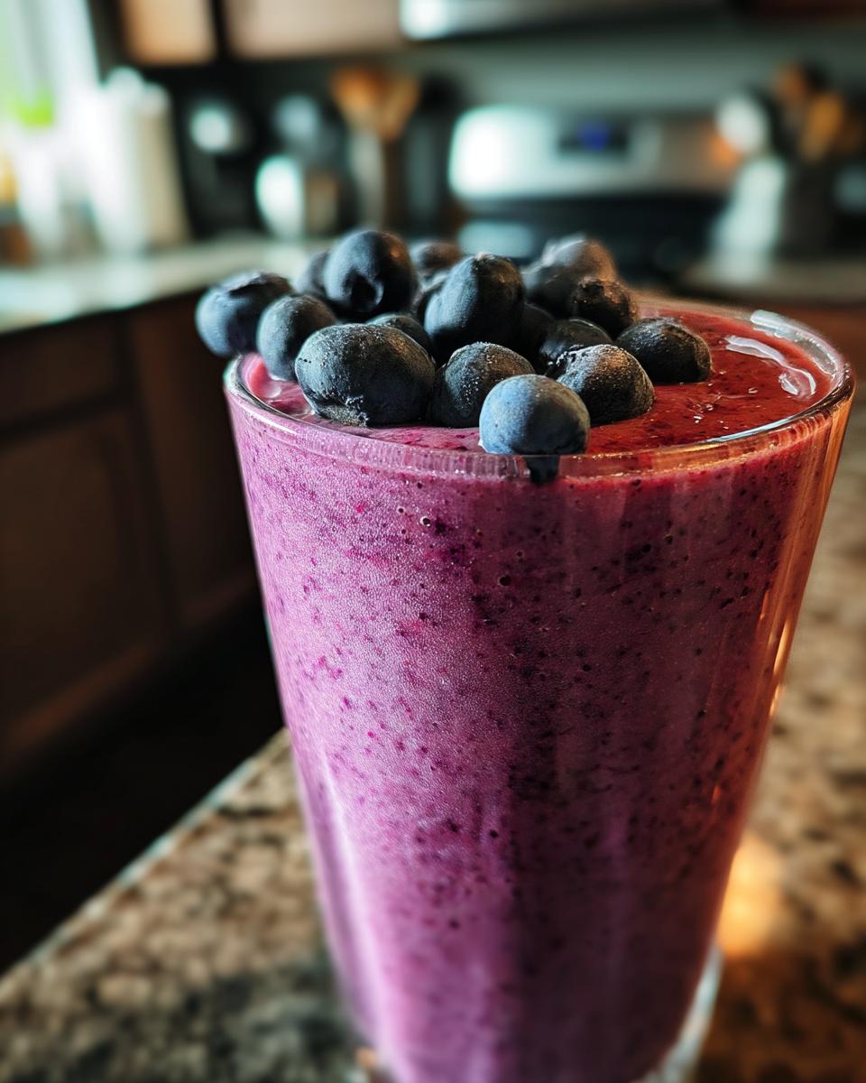 Banana & Blueberry Breakfast Smoothie - detail 3