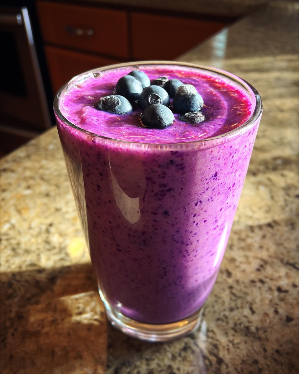 Banana & Blueberry Breakfast Smoothie - detail 4