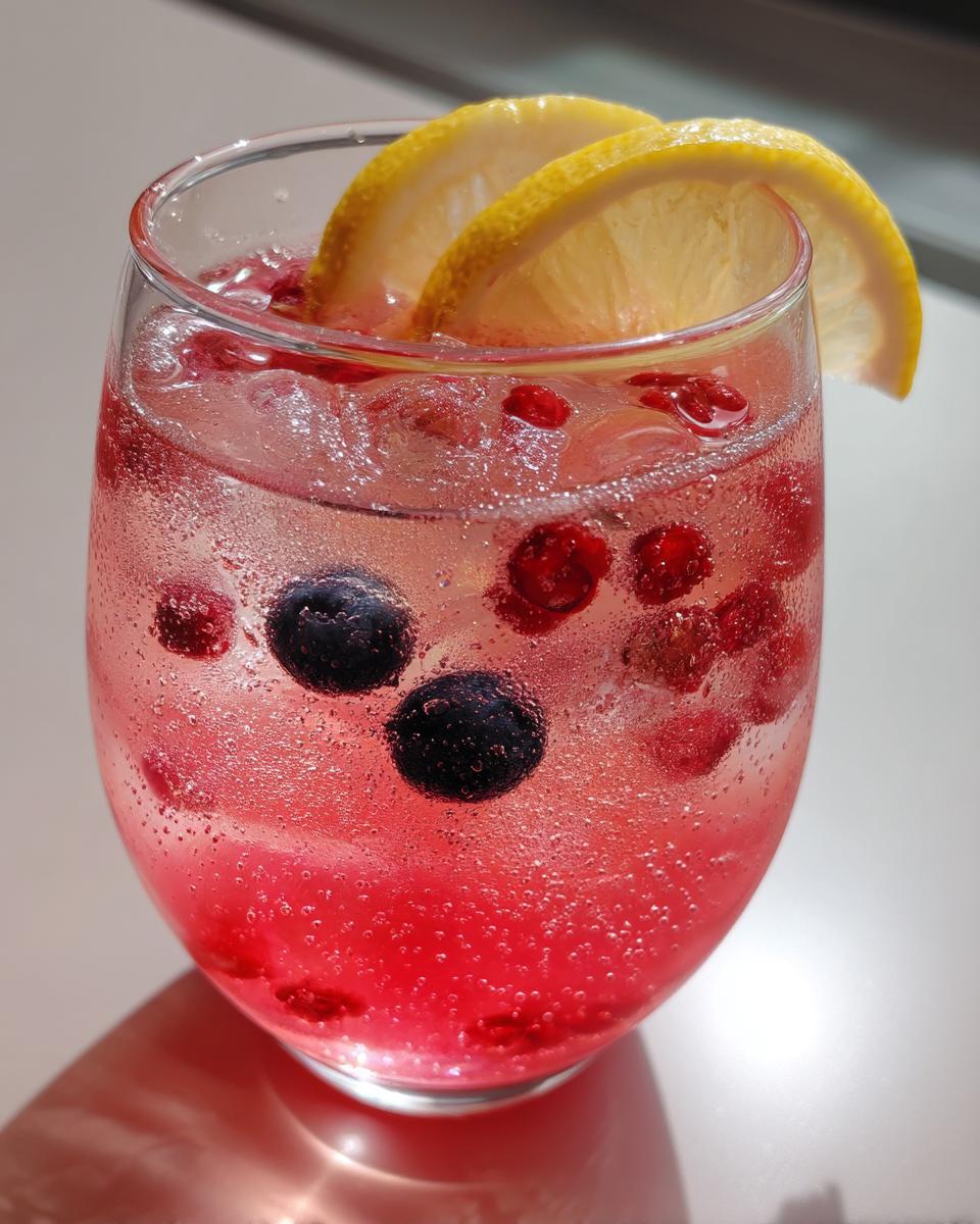Berry Lemonade Sparkle Mocktail – Mixed berry puree combined with lemon juice and sparkling water. - detail 4