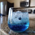 Blueberry Lemon Mocktail – Blueberry puree mixed with lemon juice and sparkling water.