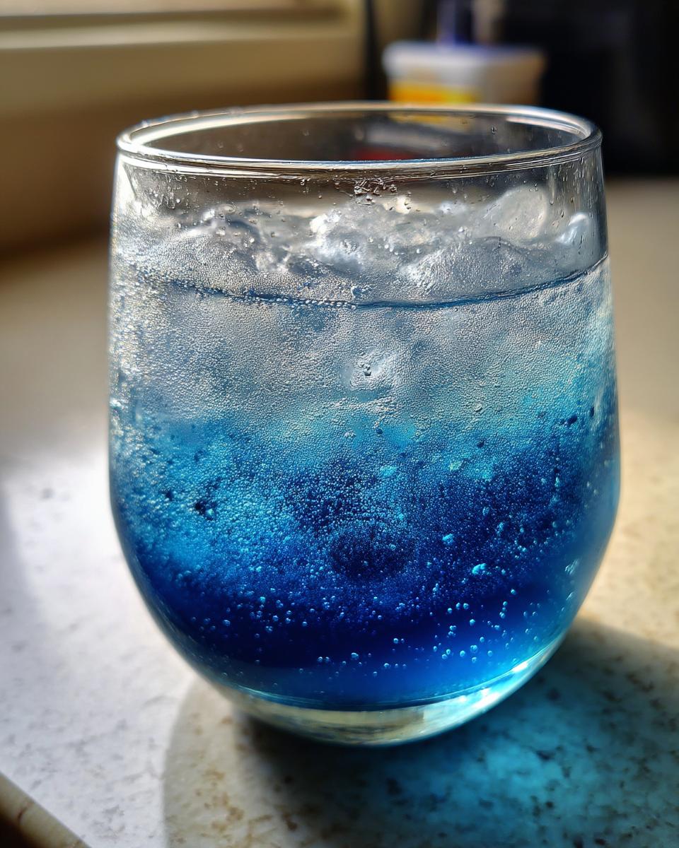 Blueberry Lemon Mocktail – Blueberry puree mixed with lemon juice and sparkling water. - detail 4