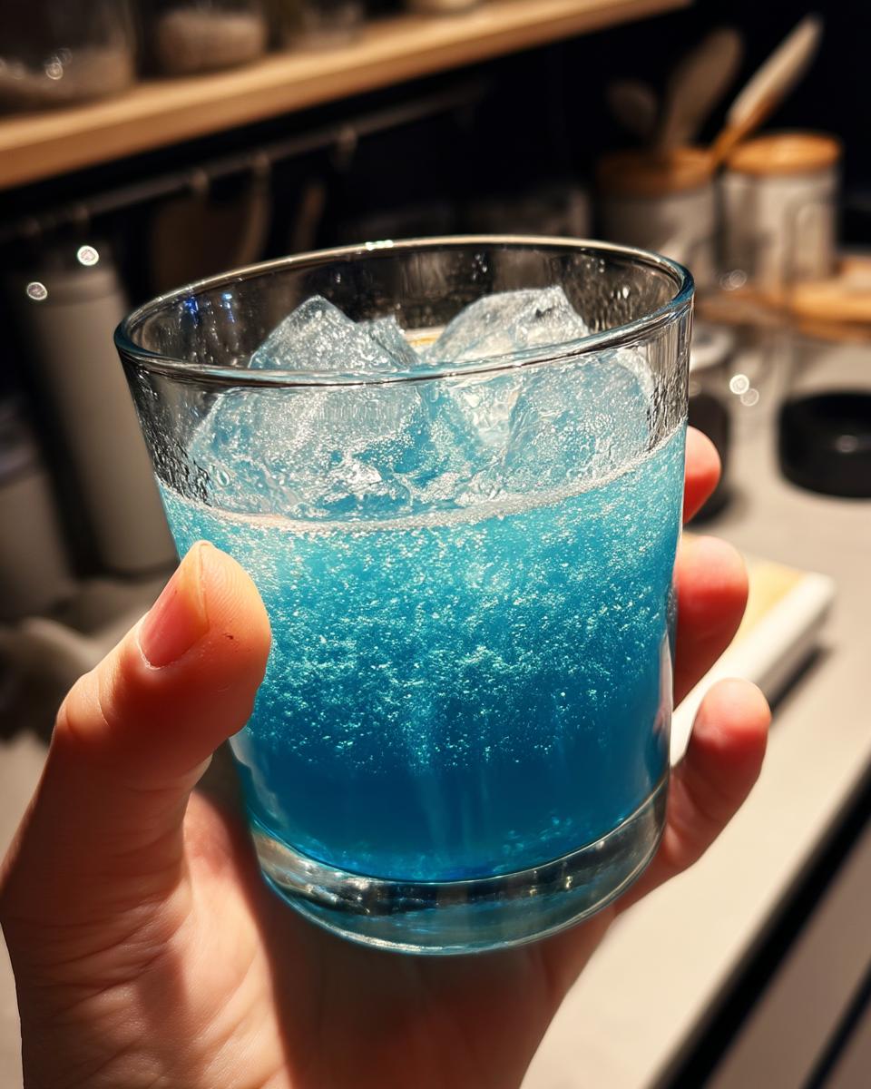 Blueberry Lemon Mocktail – Blueberry puree mixed with lemon juice and sparkling water. - detail 5
