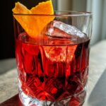 Bold Negroni Cocktail with Equal Parts Gin, Campari, and Sweet Vermouth
