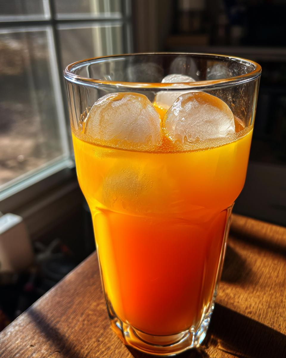 Carrot Ginger Cooler Mocktail – Earthy carrot juice with zesty ginger and lemon over ice. - detail 4