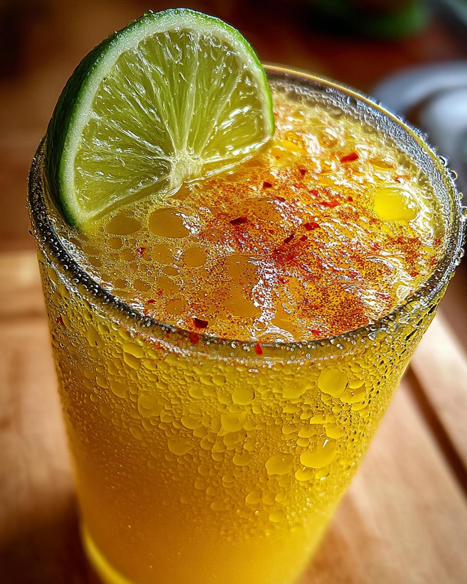Chili Pineapple Punch Mocktail – Sweet pineapple juice spiced up with chili and a dash of lime. - detail 2
