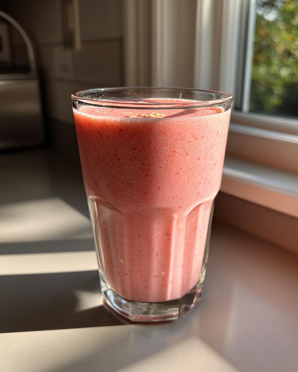 Creamy Strawberry Oat Smoothie - detail 4