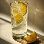 Crisp Tom Collins Cocktail with Gin and Club Soda
