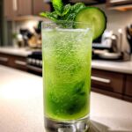 Cucumber Mint Cooler Mocktail – A crisp blend of fresh cucumber juice, mint, and lime with fizzy soda water.