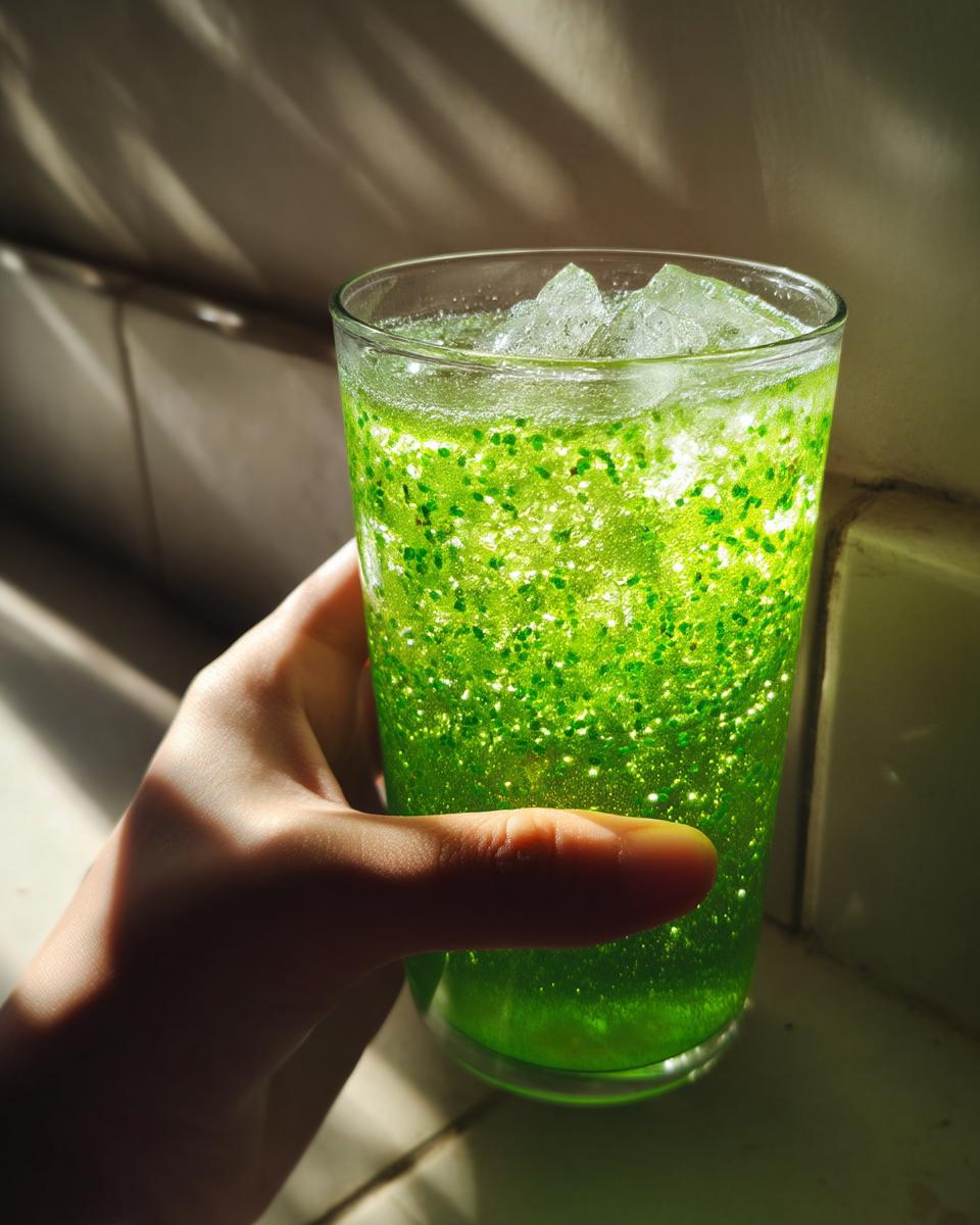 Kiwi Cucumber Sparkle Mocktail – Refreshing kiwi and cucumber juice over ice with lemon soda. - detail 1