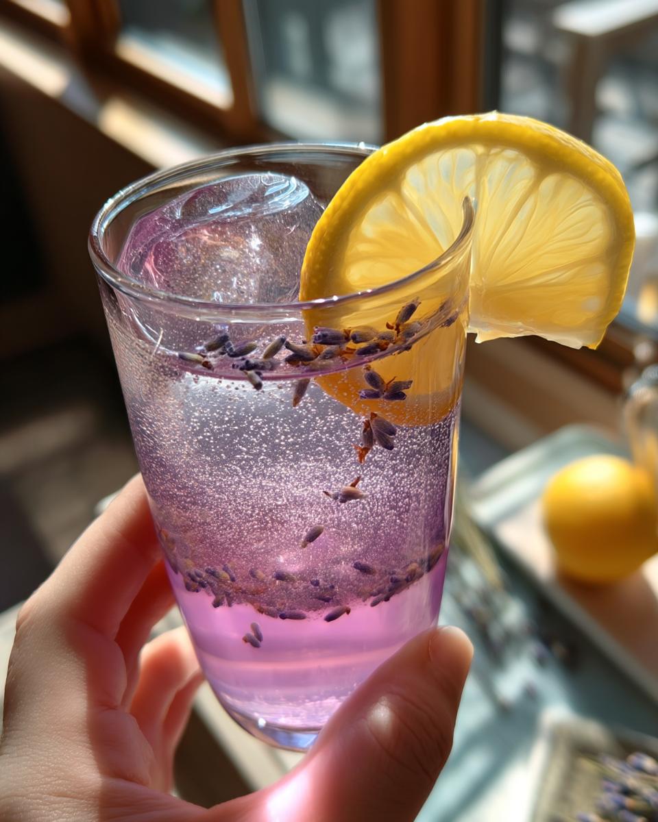 Lavender Lemon Tonic Mocktail – A floral twist on lemonade using lavender syrup and tonic water. - detail 2