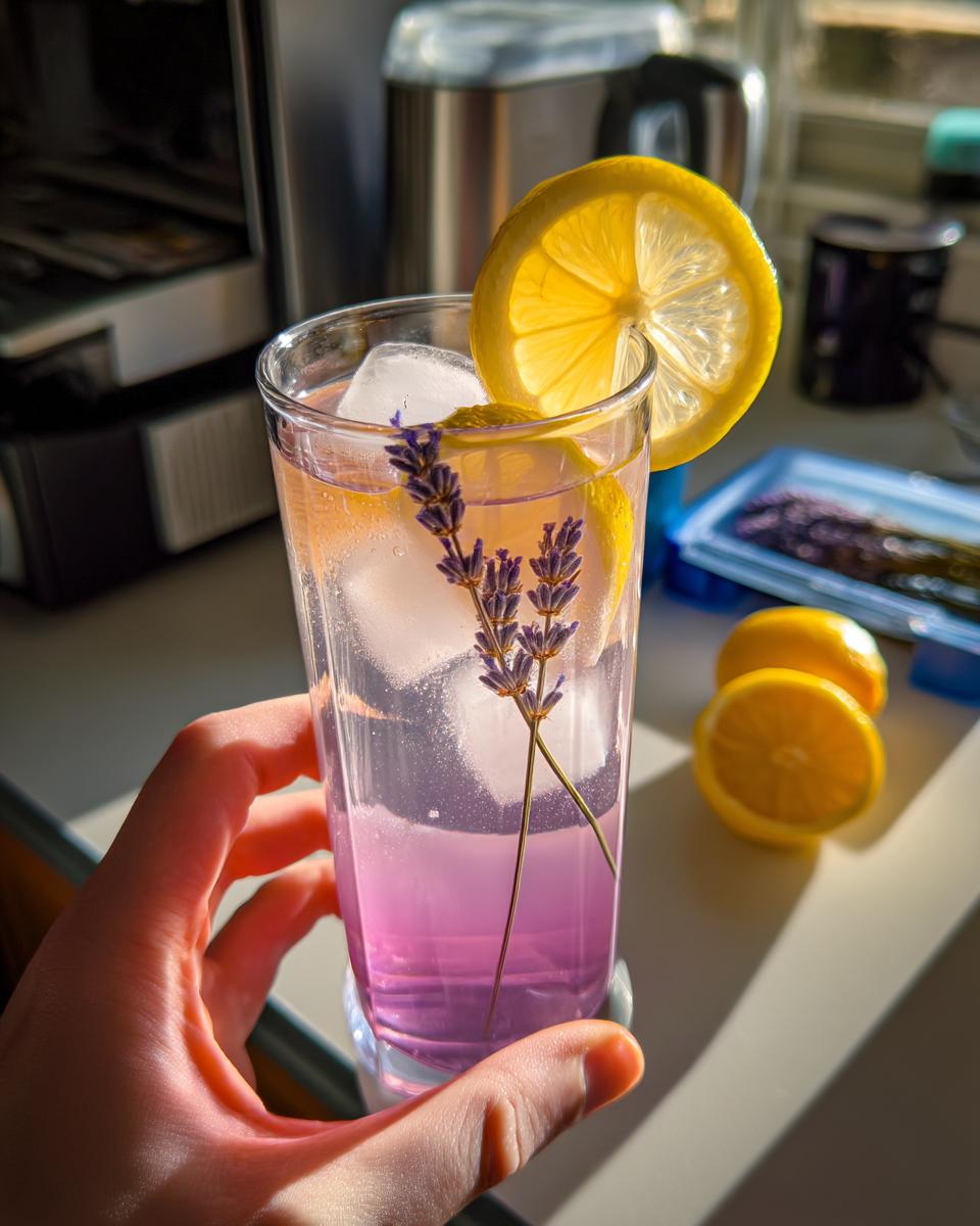 Lavender Lemon Tonic Mocktail – A floral twist on lemonade using lavender syrup and tonic water. - detail 4