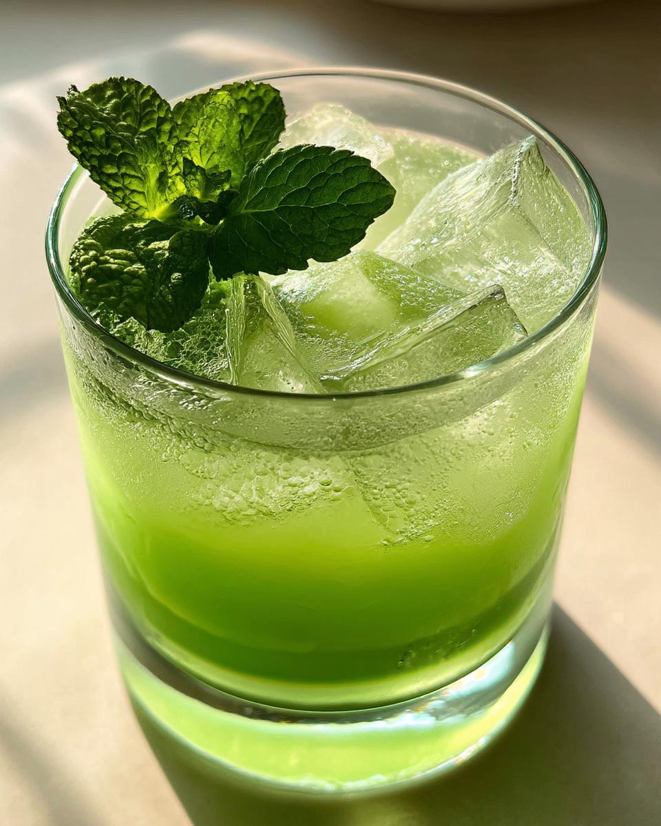 Melon Mint Breeze Mocktail – Honeydew melon blended with mint and finished with sparkling water. - detail 2