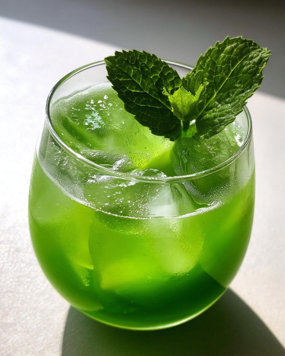 Melon Mint Breeze Mocktail – Honeydew melon blended with mint and finished with sparkling water. - detail 3