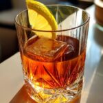New Orleans Sazerac Cocktail with Absinthe Rinse and Rye