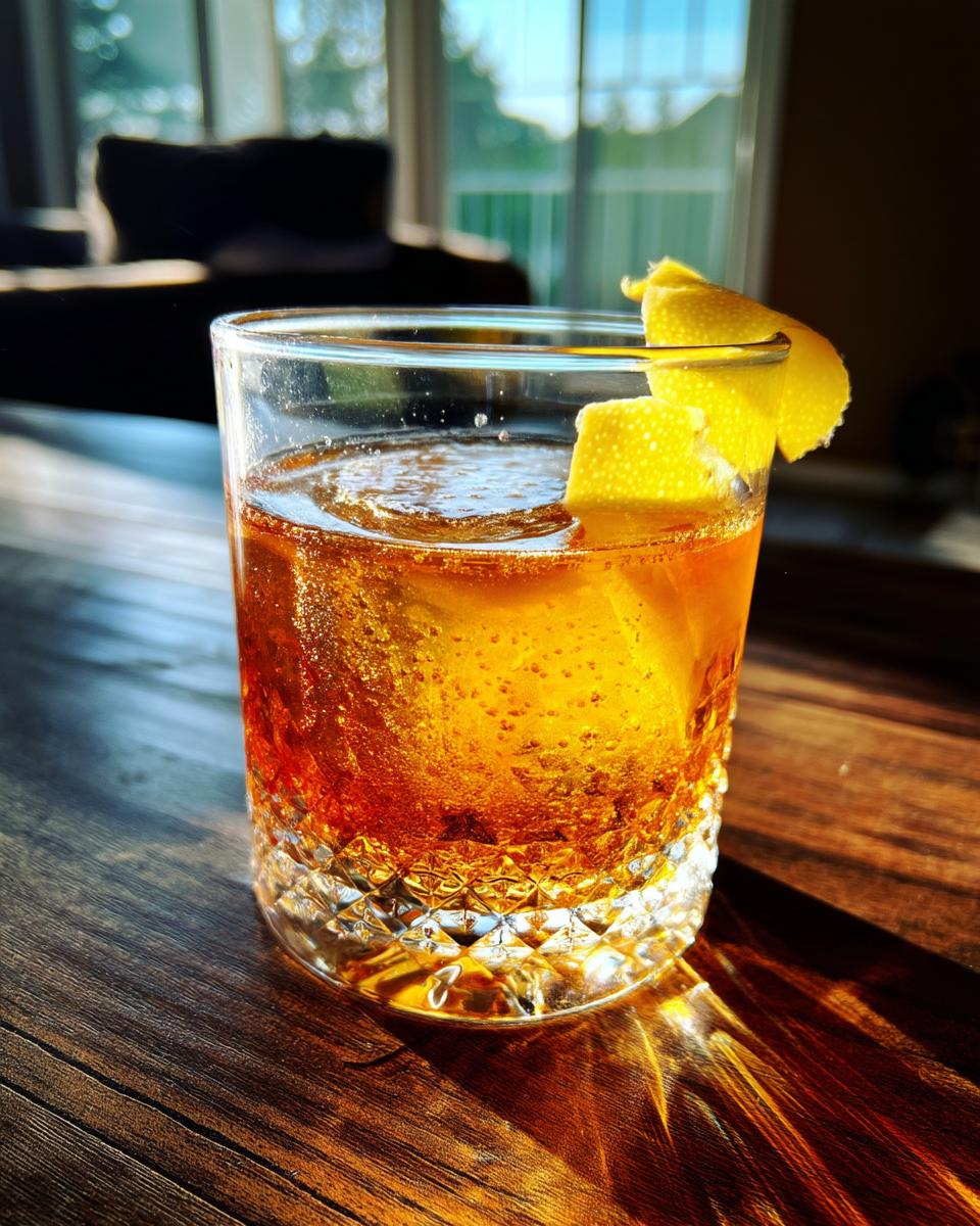New Orleans Sazerac Cocktail with Absinthe Rinse and Rye - detail 3