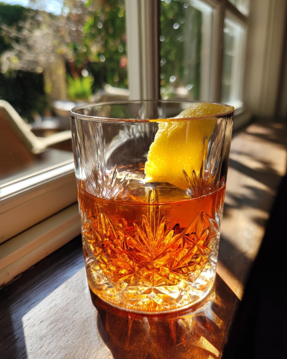 New Orleans Sazerac Cocktail with Absinthe Rinse and Rye - detail 4