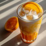 Orange Vanilla Cream Mocktail – Creamy orange soda-style mocktail with a touch of vanilla.