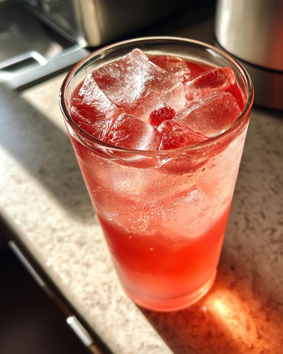 Raspberry Coconut Cooler Mocktail – Raspberry puree blended with coconut water and lime. - detail 1
