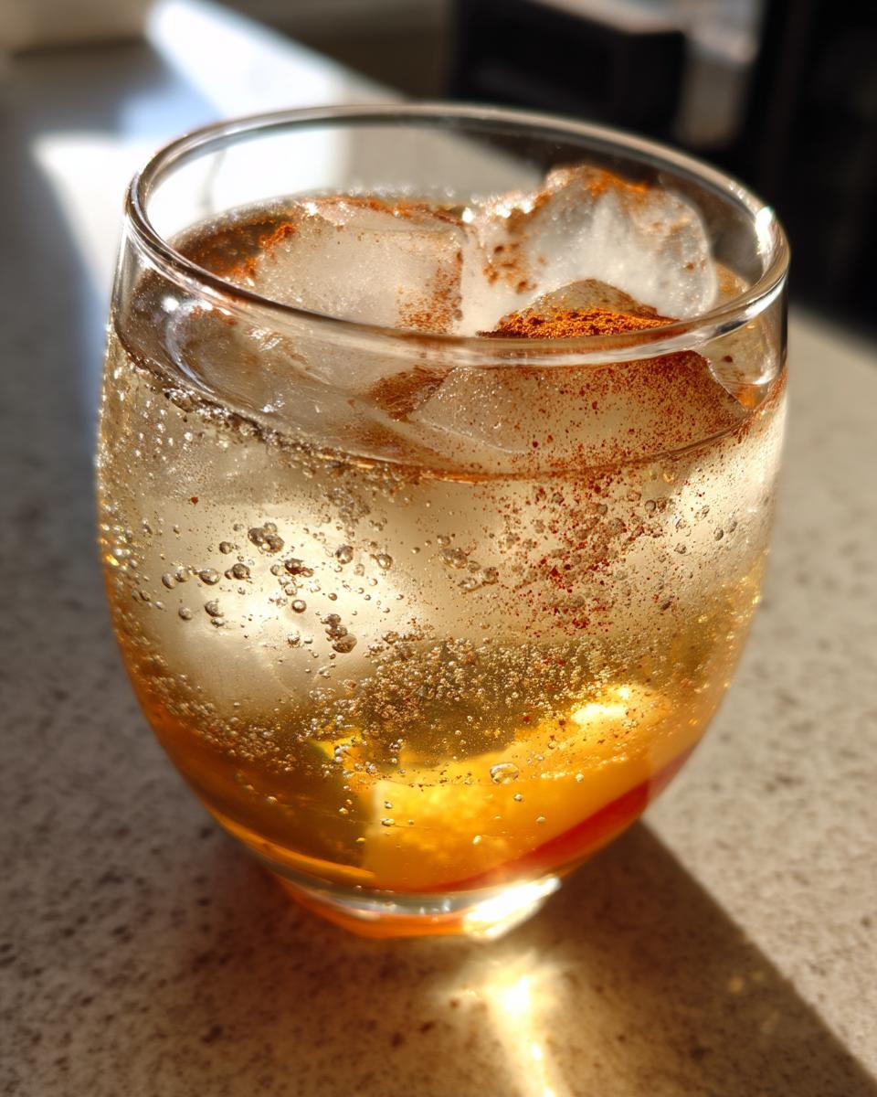 Spiced Apple Soda Mocktail – Warm apple cider flavor chilled and topped with soda water. - detail 2
