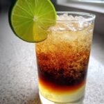 Stormy Dark 'n' Stormy Cocktail with Dark Rum and Lime
