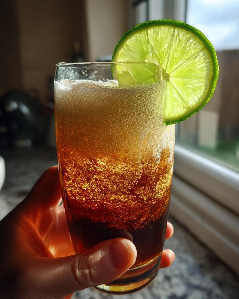 Stormy Dark 'n' Stormy Cocktail with Dark Rum and Lime - detail 2