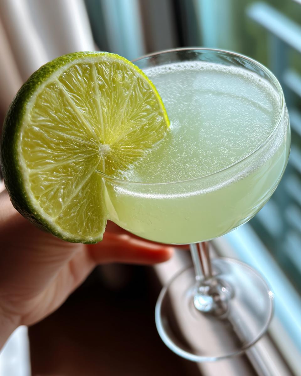 Tangy Daiquiri Cocktail with White Rum and Fresh Lime Juice - detail 2
