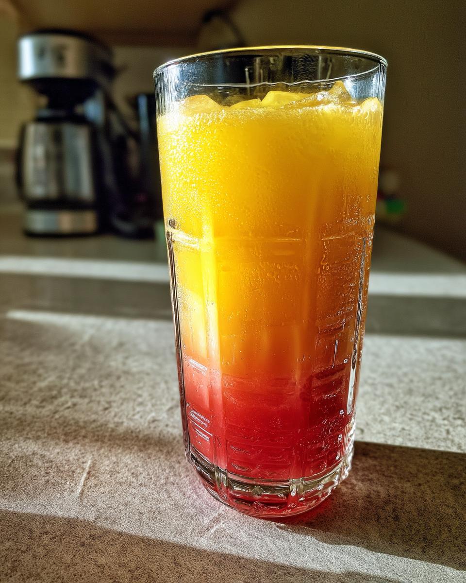 Tropical Sunrise Mocktail – A mango-pineapple blend with grenadine that mimics a tropical sunrise. - detail 4