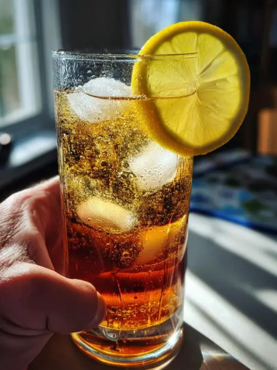 Ultimate Long Island Iced Tea Cocktail with Five Spirits