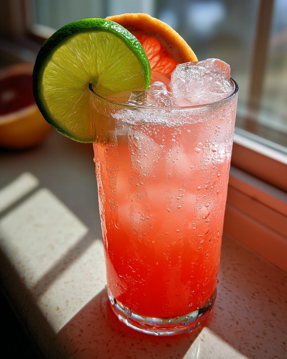 Zesty Paloma Cocktail with Grapefruit Soda and Tequila - detail 2