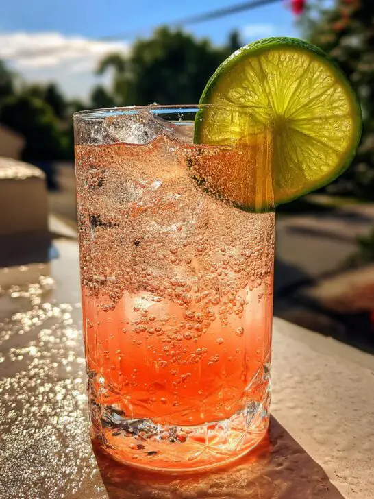 Zesty Paloma Cocktail with Grapefruit Soda and Tequila