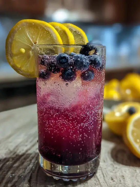 4th of July Blueberry Lemonade Sparkler