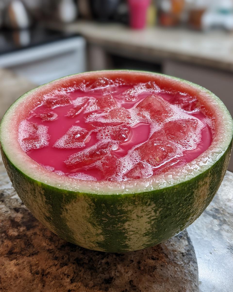 4th of July Giant Watermelon Margarita Bowl - detail 1