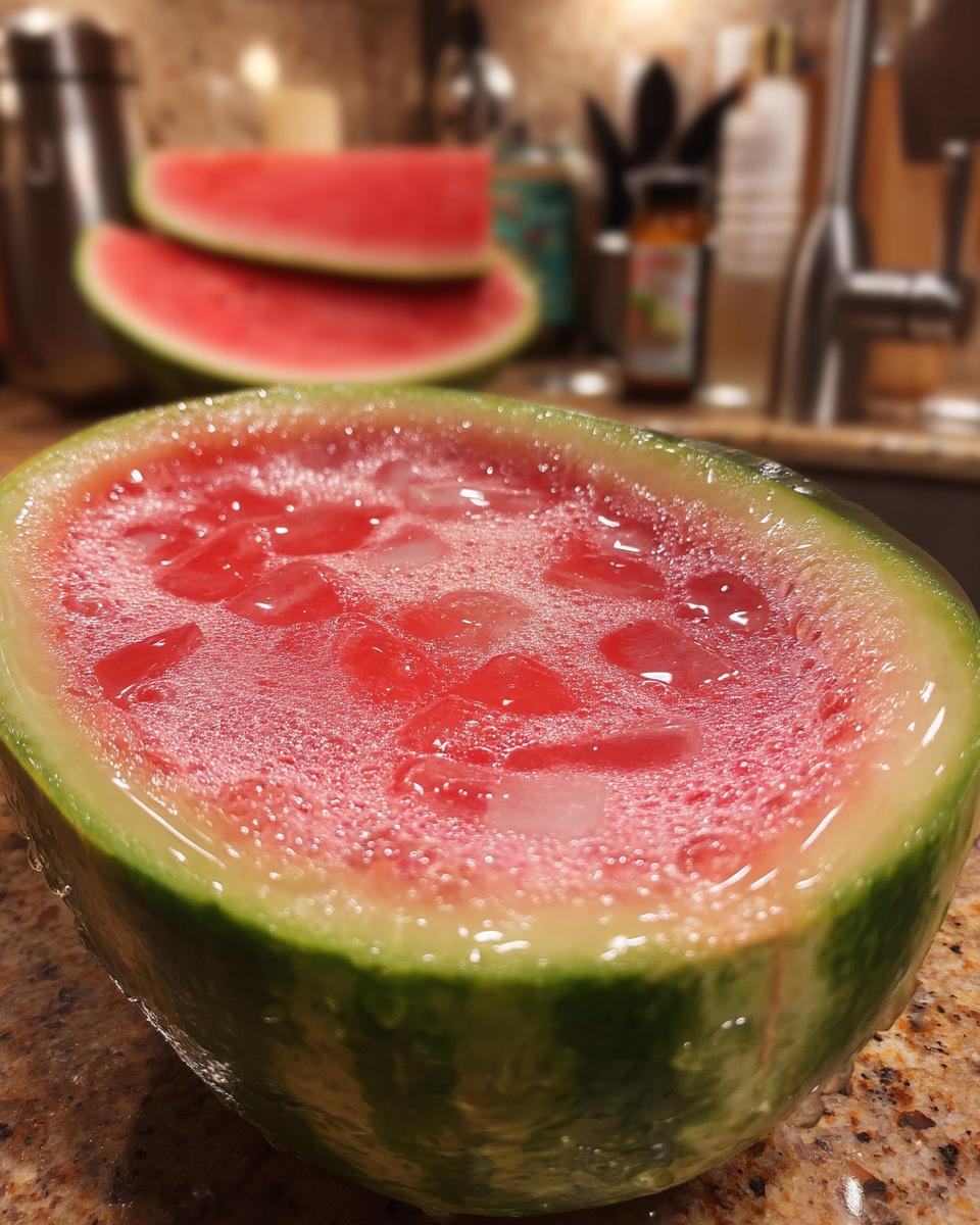 4th of July Giant Watermelon Margarita Bowl - detail 2
