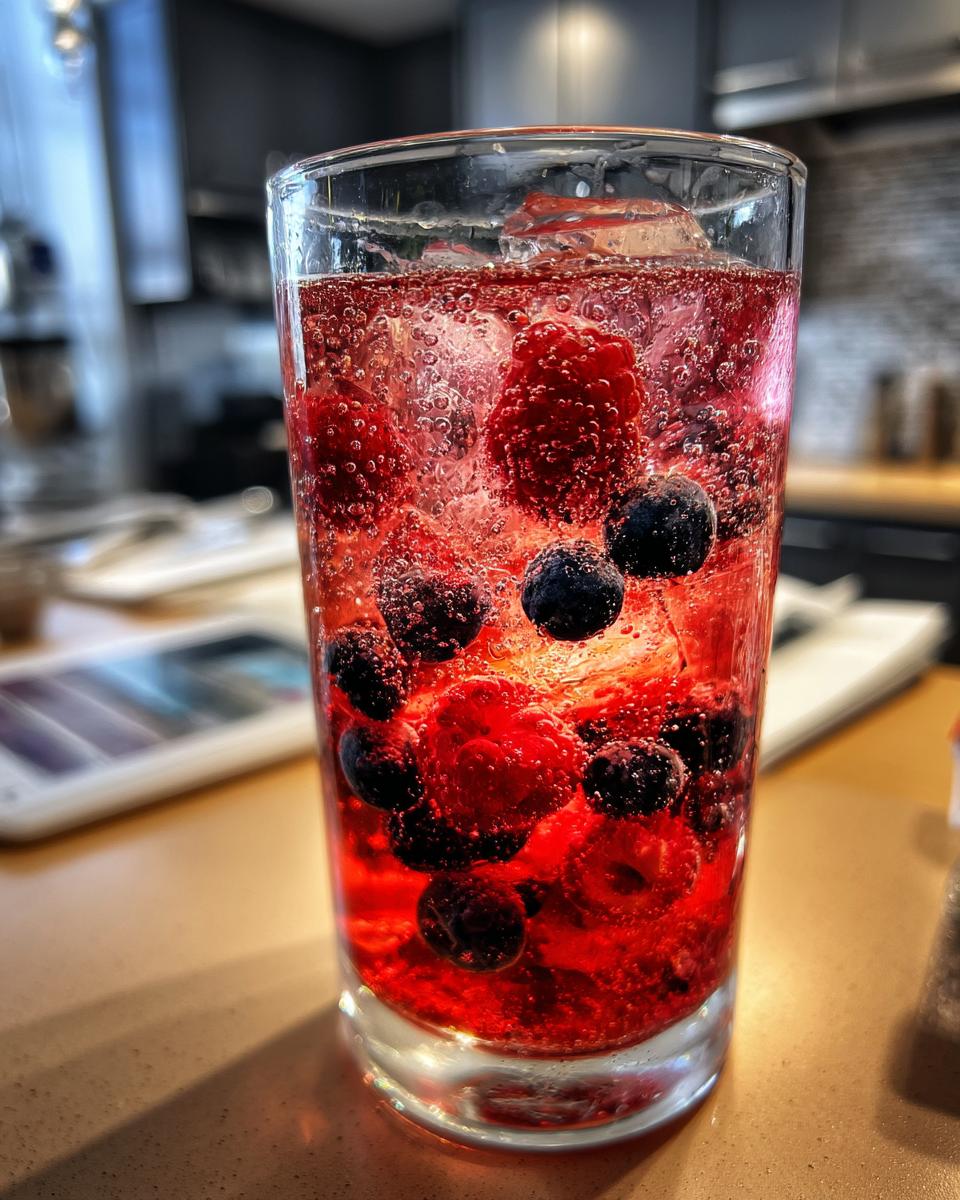 4th of July Sparkling Berry Lemonade - detail 1