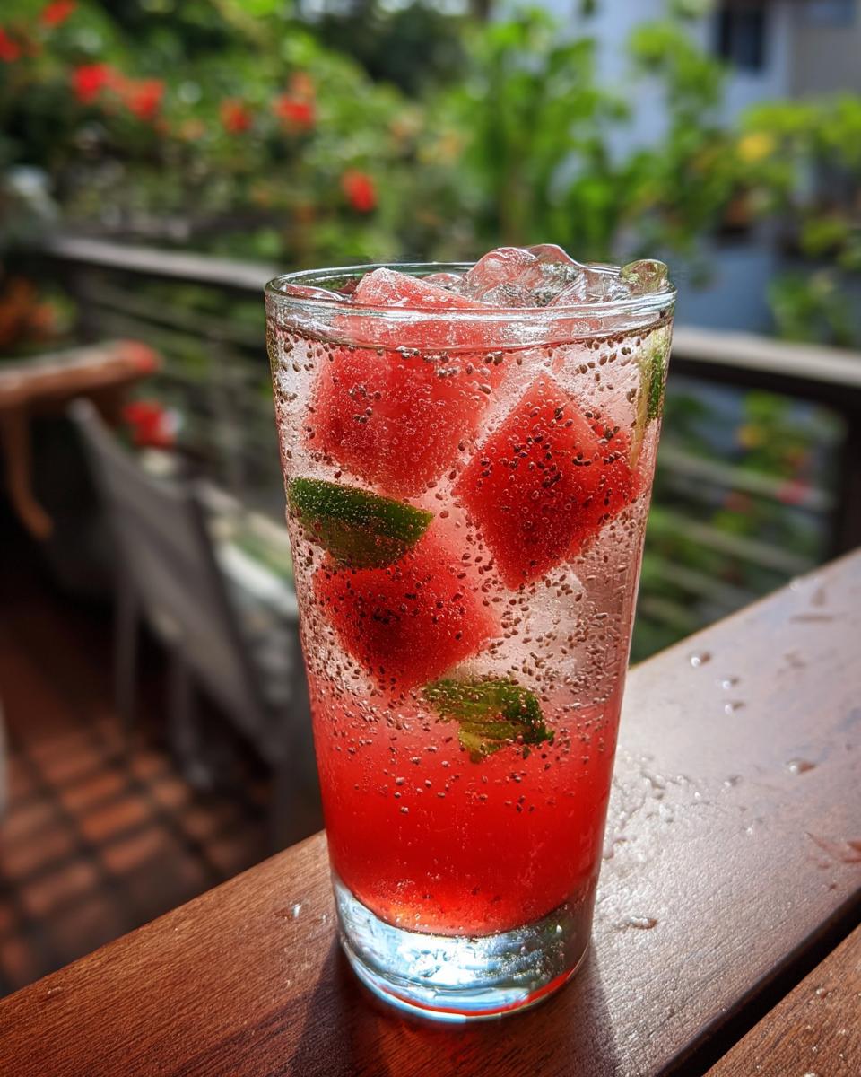 4th of July Watermelon Chia Fresca - detail 1