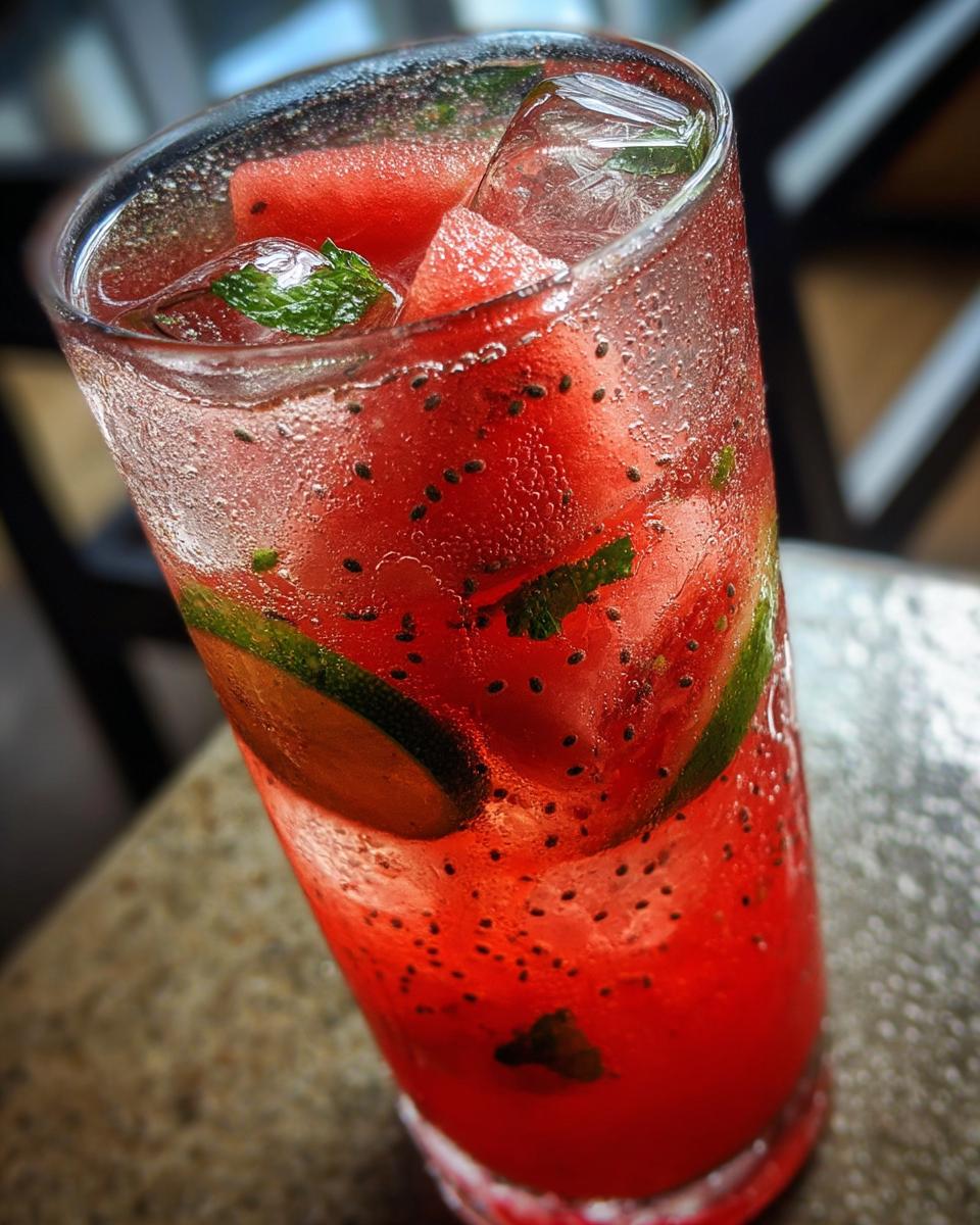 4th of July Watermelon Chia Fresca - detail 2