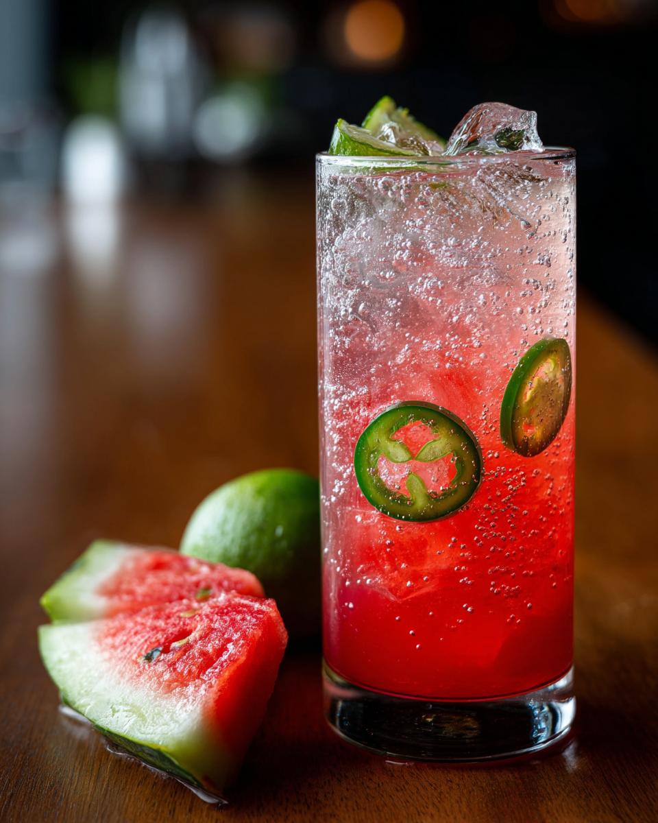 4th of July Watermelon Jalapeño Gin Rickey - detail 1
