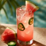 4th of July Watermelon Jalapeño Gin Rickey