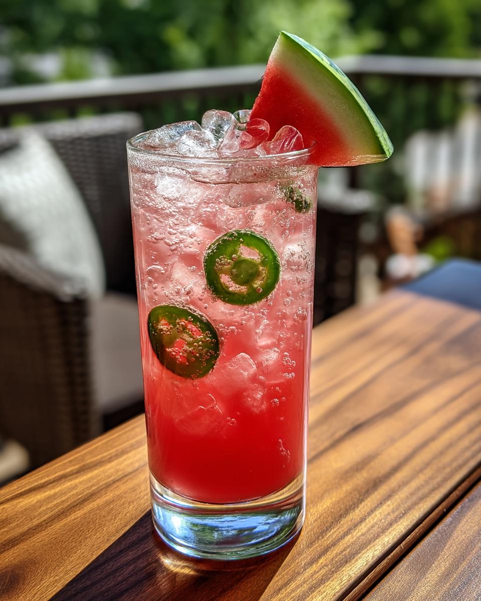 4th of July Watermelon Jalapeño Gin Rickey - detail 2