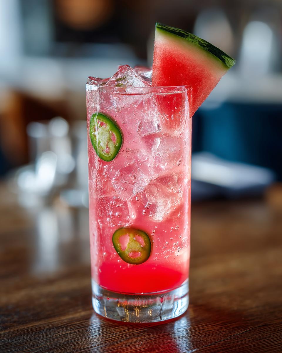 4th of July Watermelon Jalapeño Gin Rickey - detail 3