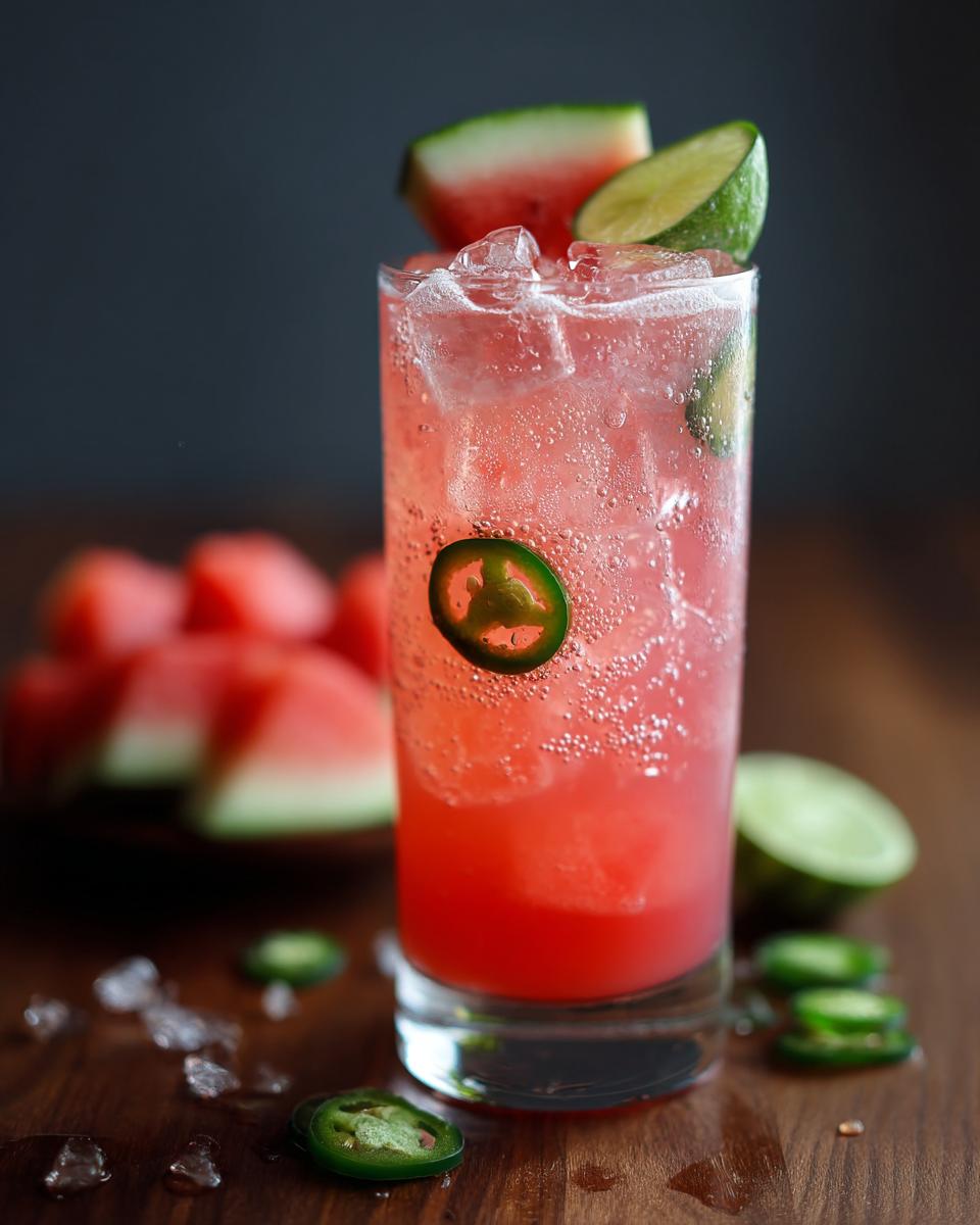 4th of July Watermelon Jalapeño Gin Rickey - detail 4