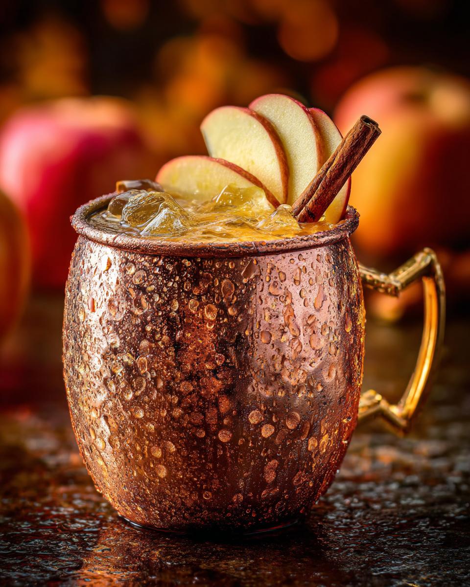 Autumn Orchard Mule Cocktail - detail 1