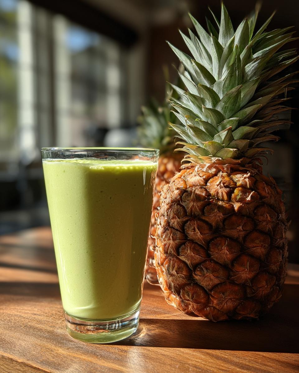 Avocado Pineapple Ginger Smoothie - detail 2