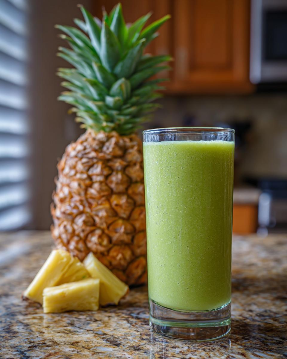 Avocado Pineapple Ginger Smoothie - detail 3