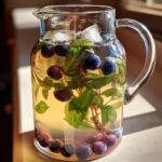 Basil Blueberry Lemonade
