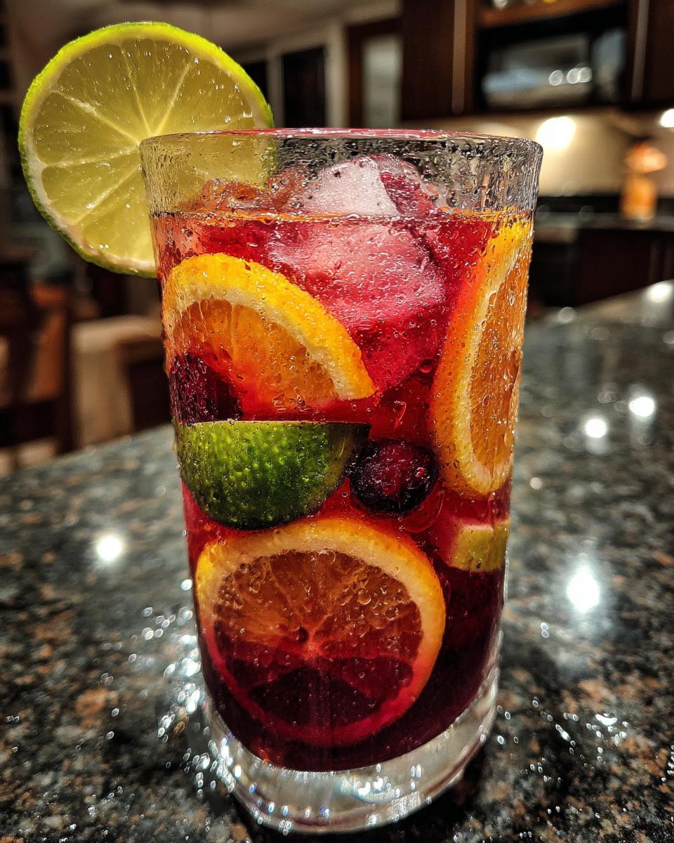 Big Batch Red Sangria with Citrus and Brandy - detail 1