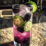 Blackberry Cucumber Collins Non-Alcoholic Cocktail