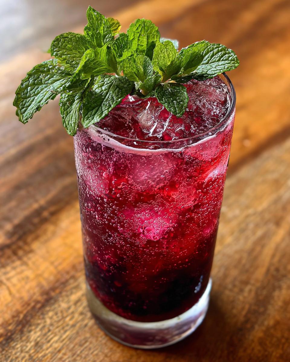 Blackberry Honey Spritz - detail 1