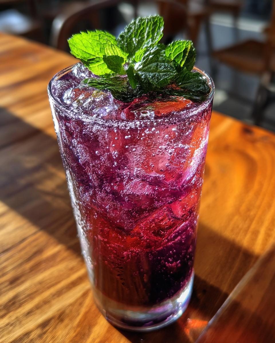 Blackberry Honey Spritz - detail 2